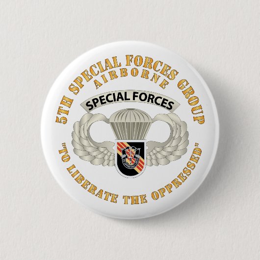 SOF - 5th SFG - Im Flugzeug Abzeichen - Vietnam Button (Vorderseite)