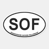 SOF Car Sticker (Vorderseite)