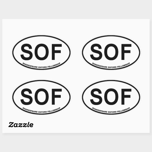 SOF Car Sticker (Blatt)