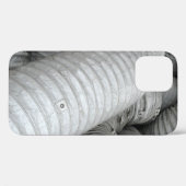 Sofa aus grauem und schwarzem Stoff Case-Mate iPhone Hülle (Rückseite (Horizontal))