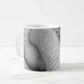 Sofa aus grauem und schwarzem Stoff Kaffeetasse (Vorderseite Links)