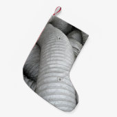 Sofa aus grauem und schwarzem Stoff Kleiner Weihnachtsstrumpf (Vorderansicht (hängend))