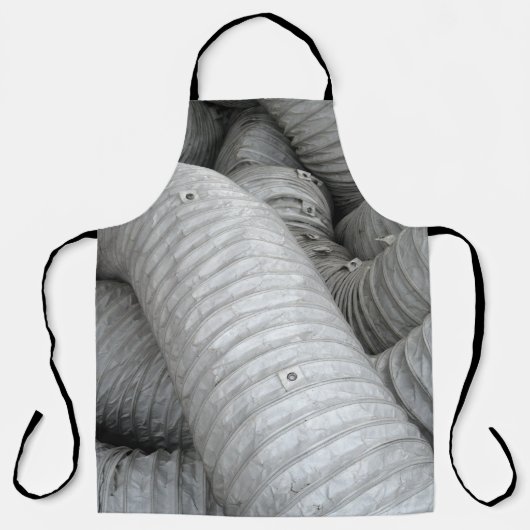 Sofa aus grauem und schwarzem Stoff Schürze (Vorderseite)