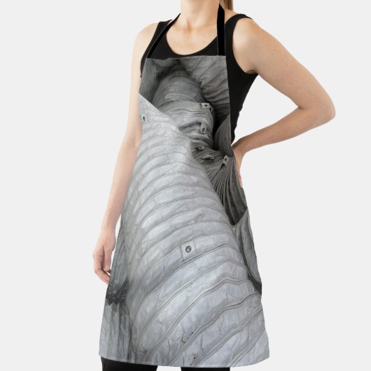 Sofa aus grauem und schwarzem Stoff Schürze (InSitu)