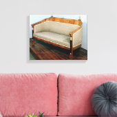 Sofa, Biedermeier-Stil, c.1820 Leinwanddruck (Insitu (Wohnzimmer))