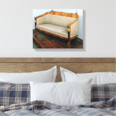 Sofa, Biedermeier-Stil, c.1820 Leinwanddruck (Insitu (Schlafzimmer))