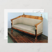 Sofa, Biedermeier-Stil, c.1820 Postkarte (Vorne/Hinten)
