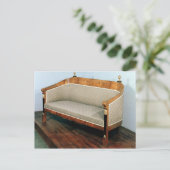 Sofa, Biedermeier-Stil, c.1820 Postkarte (Stehend Vorderseite)