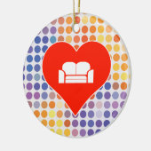 Sofa-Ikone Keramikornament (Links)