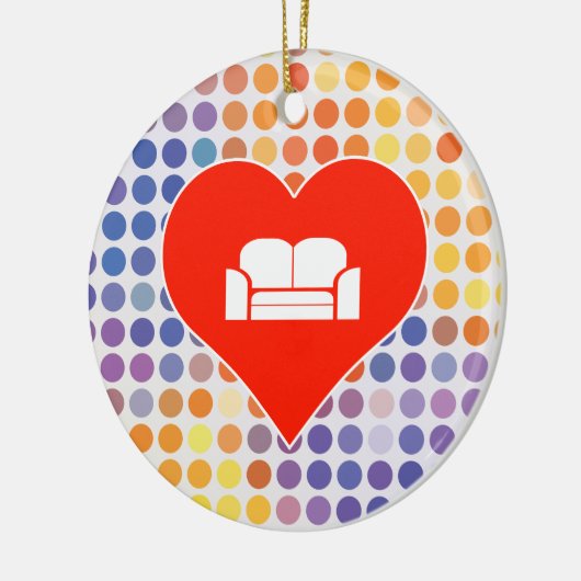 Sofa-Ikone Keramikornament (Links)