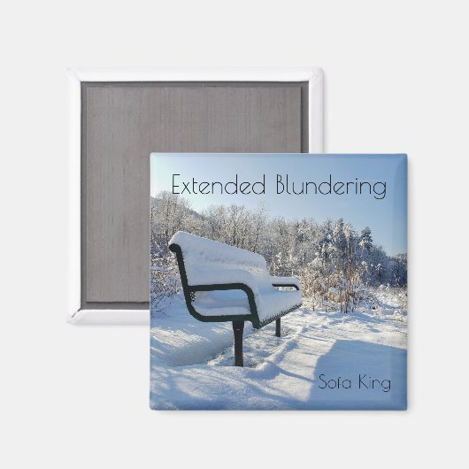 Sofa King Magnet (Vorderseite/Rückseite)