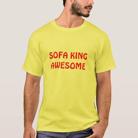 SOFA-KÖNIG AWESOME T-Shirt (Vorderseite)