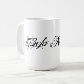 Sofa-König Hot Coffee Mug Kaffeetasse (Vorderseite Links)