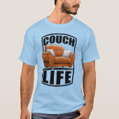 Sofa Leben T-Shirt (Vorderseite)