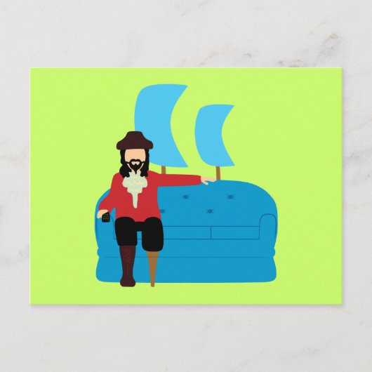 Sofa Pirate Postkarte (Vorderseite)