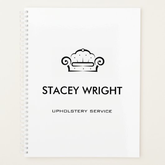 Sofa Schwarz Silhouette Polster weiß Planer (Vorderseite)