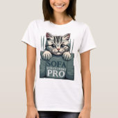 Sofa Scratching Pro Cat T - Shirt (Vorderseite)