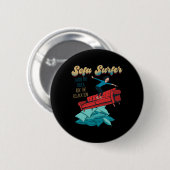 Sofa Surfer Couch Surfing Faulheit Nickerchen Faul Button (Vorne & Hinten)
