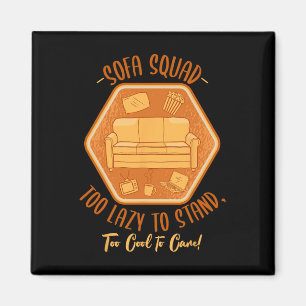 Sofa-Truppe Couchsurfen Faulheit Nickerchen Fauler Magnet