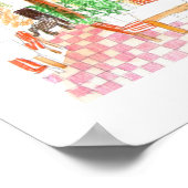 Sofas Taverna, Kreta, Griechenland Poster (Ecke)