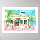 Sofas Taverna, Kreta, Griechenland Poster (Vorne)