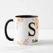 Sofea Name Tasse Mug – Elegante Buchstabe S Kaffee (Links)