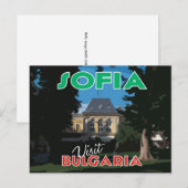 Sofia, Besuch Bulgariens Postkarte (Vorne/Hinten)