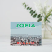 Sofia, Besuch Bulgariens Postkarte (Stehend Vorderseite)