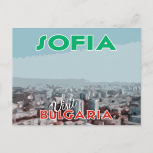 Sofia, Besuch Bulgariens Postkarte