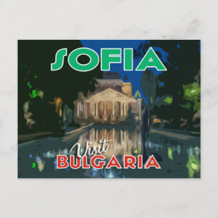 Sofia, besuchen Sie Bulgarien... Postkarte