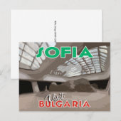 Sofia, besuchen Sie Bulgarien... Postkarte (Vorne/Hinten)