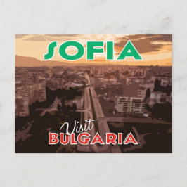 Sofia, besuchen Sie Bulgarien... Postkarte