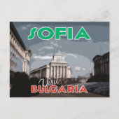 Sofia, besuchen Sie Bulgarien... Postkarte (Vorderseite)