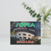 Sofia, besuchen Sie Bulgarien... Postkarte (Stehend Vorderseite)