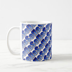 Sofia Blau Weiße Tasse