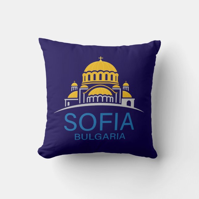 Sofia Bulgaria European Union Kissen (Vorderseite)