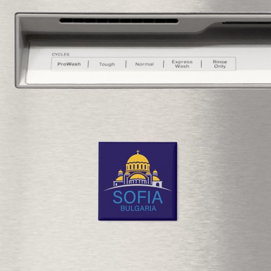 Sofia Bulgaria European Union Magnet (In Situ (Geschirrspüler))