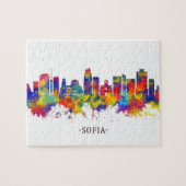 Sofia Bulgaria Skyline Puzzle (Horizontal)