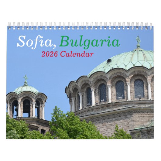 Sofia Bulgarien - Kalender 2026 (Titelbild)