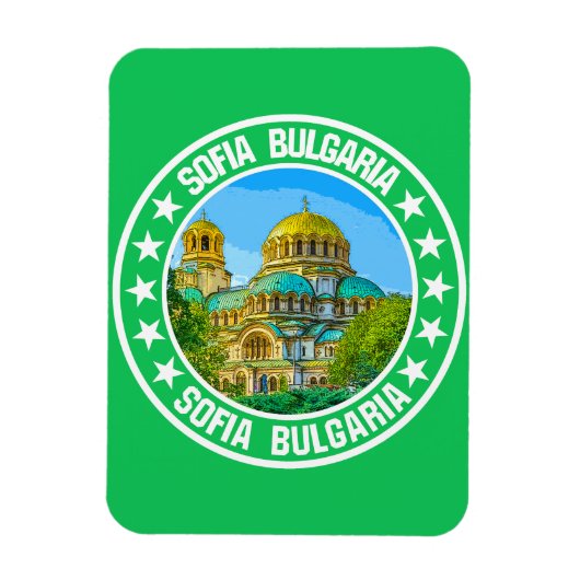 Sofia Bulgarien Magnet (Vertikal)