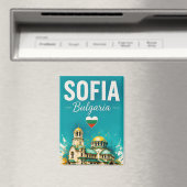 🧲 Sofia Bulgarien modernes Reisegedenken Design � Magnet (In Situ (Geschirrspüler))