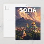 Sofia Bulgarien Reise Postkarte (Vorne/Hinten)