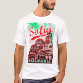 Sofia, Bulgarien T-Shirt (Vorderseite)