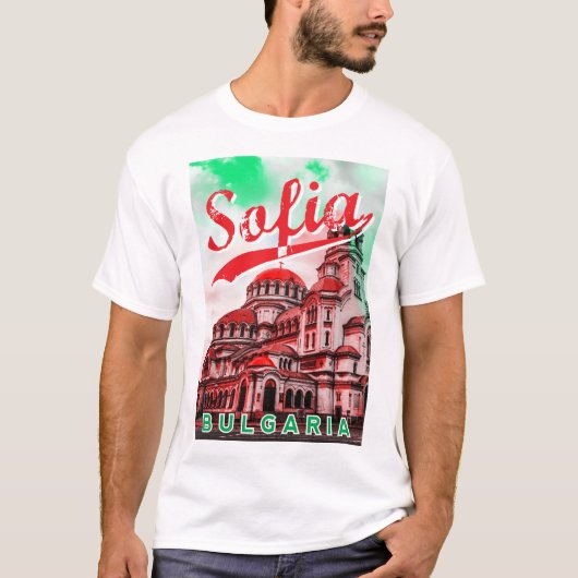 Sofia, Bulgarien T-Shirt (Vorderseite)