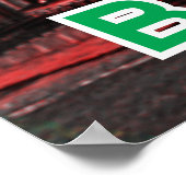 Sofia, Bulgarien, Vintage Poster (Ecke)