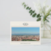 Sofia-Dächer unterhalb von Vitosha Postkarte (Stehend Vorderseite)