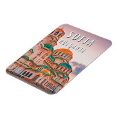 Sofia - Die Stadt der bulgarischen Kontrasten Magnet (Linke Seite)