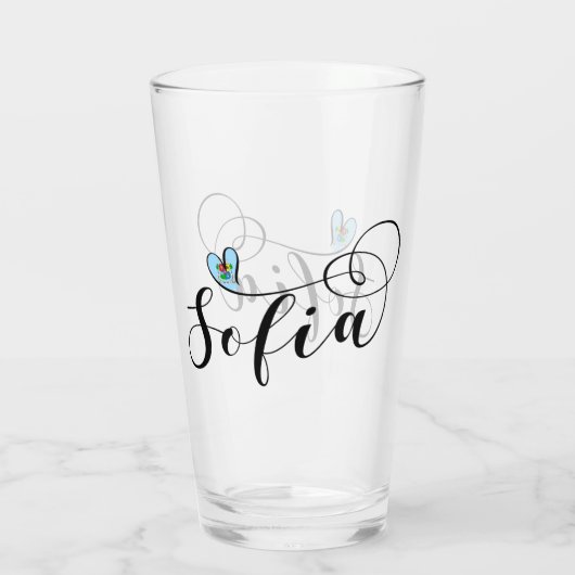 Sofia Flag, I Heart Sofia, Bulgarien Glas (Rückseite)