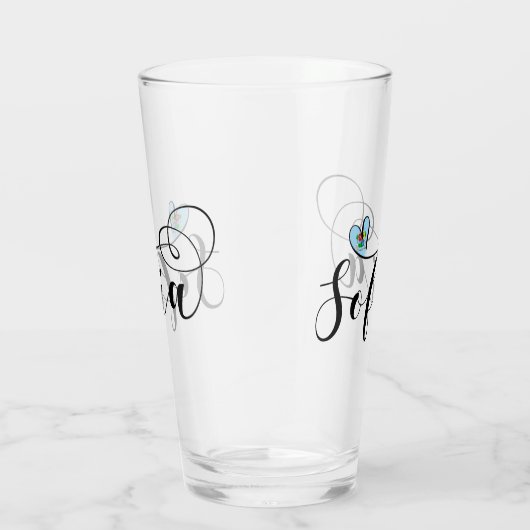 Sofia Flag, I Heart Sofia, Bulgarien Glas (Rechts)