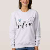 Sofia Flag, I Heart Sofia, Bulgarien Sweatshirt (Vorderseite)